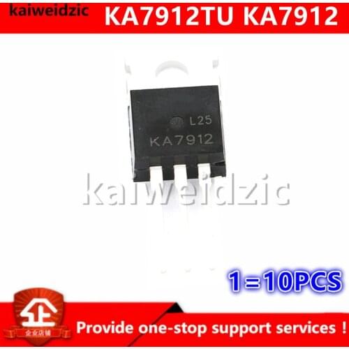 Kaiweikdic New imported original KA7912TU KA7912 12V TO-220 Three terminal regulator linear regulator Integrated circuit