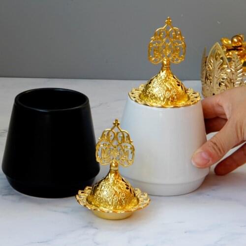 Cone Incense Burner Holder Ceramic Censer Desktop Decor For Home Sauna