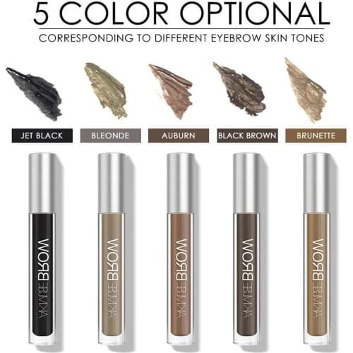 AIKIMUSE Cosmetics Clear Eyebrow Gel Waterproof Transparent Eyebrow Fixed Gel Long Lasting Eyebrow Makeup Gel Eyebrow Gel