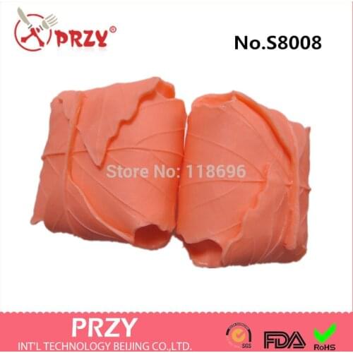 Best-selling new style leaves modelling silicon soap mold Cake decoration mold Handmade soap mold No.S8008