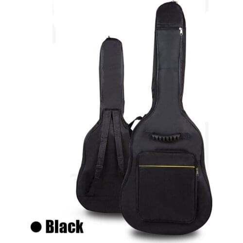 41" Acoustic Guitar Backpack Double Straps 2 Handle Padded Guitar Soft Case Gig Bag Backpack