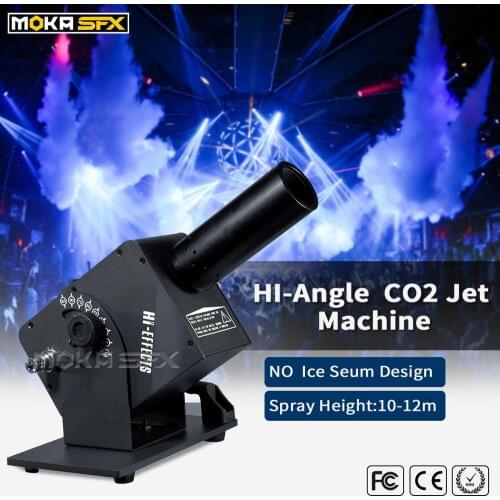 Newest No Ice residue DMX CO2 Jet Machine shoot 12m co2 jet Projector For Special Effects Stage DJ Disco Party Club