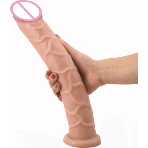 Super Long Huge Dildo Realistic Penis Fake Big Dick Adult Sex Toys For Women Masturbateur Erotic G Spot Soft Large Dildos