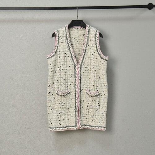 Autumn Fashion Womens V-neck Sleeveless knitted jackets C880