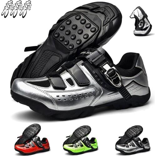 Professional Sports Bicycle Shoes Mens Cycling Road Sports Shoes Outdoor Ultralight Four Seasons Off-Road Racing Bicycle Shoes