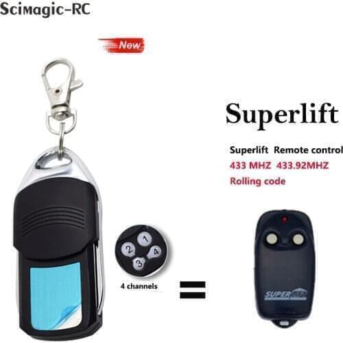 Compatible With Superlift 433MHz Remote Control Rolling Code 433.92MHZ Garage Door Opener Handheld Transmitter