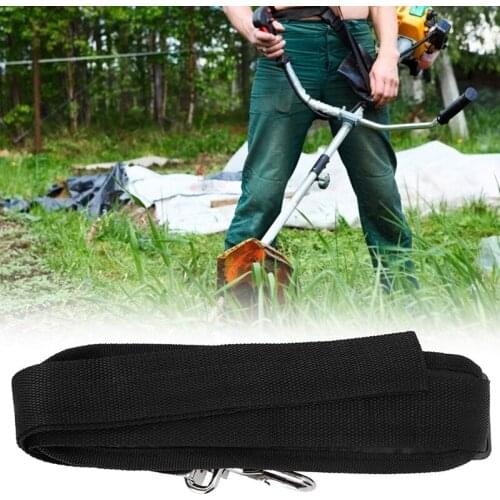 Strimmer Shoulder Harness Strap Universal String Trimmer Single Shoulder Pad Strap Quick Release for Brush Cutter Black R7UB