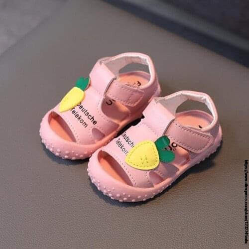 Spring&summer children cartoon sandals new boys girls soft bottom beach sport shoes girls functional sports sandals