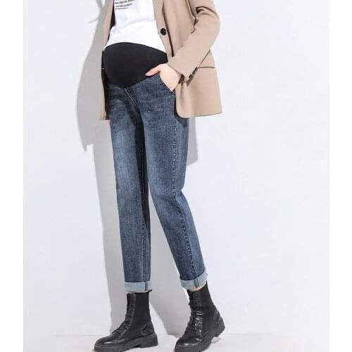 Maternity Pants Maternity Jeans for Pregnant Women Plus Size Pregnancy Clothes Elastic Skinny Trousers Jeans Maternity Clothes