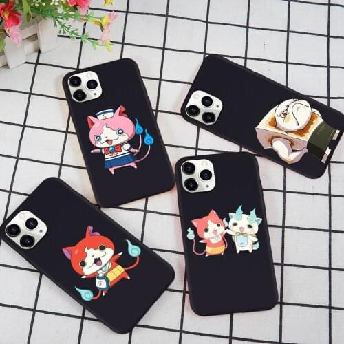 Yokai Watch Komasan Komajiro Koma Phone Cases for iPhone 12 mini 11 Pro X XS XR Max 7 8 6 6S Plus SE 2020 Silicone Back Cover