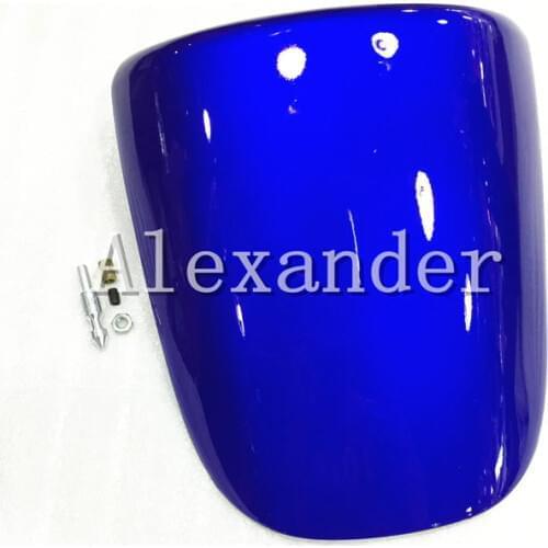 Blue Motorcycle Rear Seat Cover Cowl Solo Motor Seat Cowl Rear Fairing Set For Kawasaki ZX6R 2000 2001 2002 636 00 01 02 zx6r