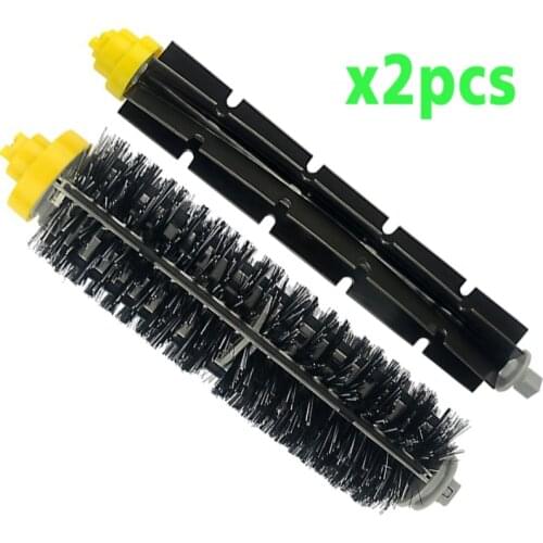 Bristle & Flexible Beater Brush For iRobot Roomba 600 700 Series 650 630 660 770 780 790 Vacuum Cleaner Replacement Kits