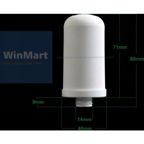 3pcs/lot Replacement Inner Ceramic Filter Cartridge for Household Tap Faucet Water Purifier