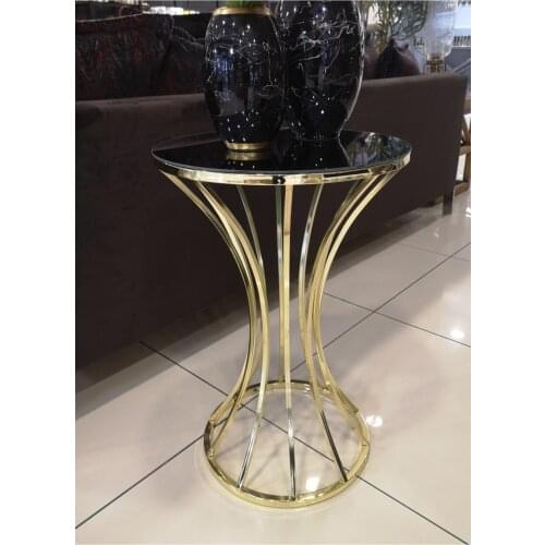 Modern Vista Gold Side coffee table coffee tables table basse furniture living room table