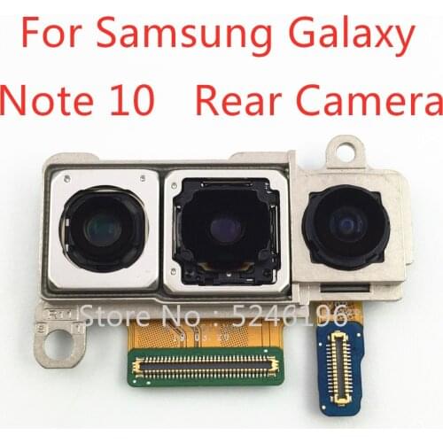 1pcs Back Rear big Main Camera Module Flex Cable For Samsung Galaxy Note 10 N970F N970U Flex Cable Camera Bar Replacement parts