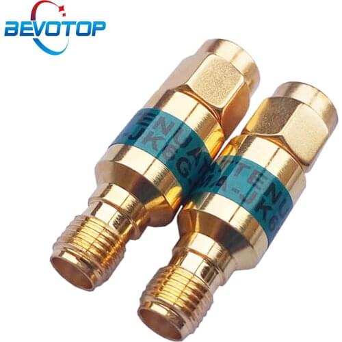 2W DC-6GHz, SMA Male to SMA Female Coaxial RF Attenuator,1/2/3/5/6/10/15/20/30db Attenuator,SMA Fixed Connectors Gold Plated