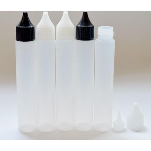 22pcs 30ml Plastic Needle Bottle With Wide Neck Pen Style Dropper Vial For E Liquid Empty Jar