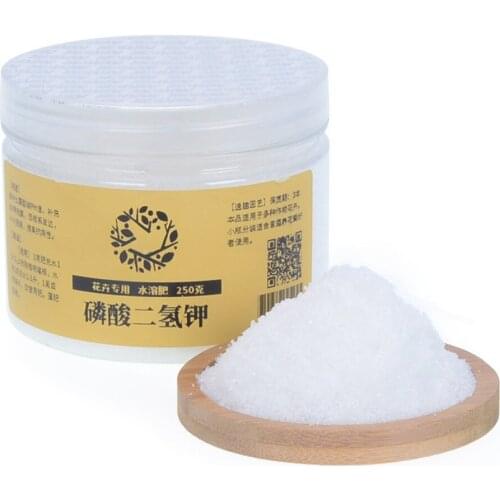 250g Potassium Dihydrogen Phosphate Fertilizer Bonsai Fertilizer Bottle Flower Fruit Plant Pota Phosphatic Soil Nutrition Powder