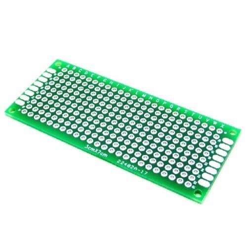 5PCS Double Side Prototype PCB Bread board Tinned Universal 3x7 cm 30x70 mm FR4