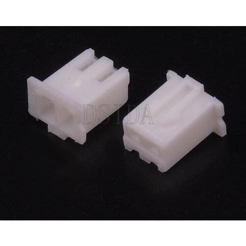 50PCS XH2.54 2.54mm Pitch Female housing Plastic Shell Housing 2Pin 2P 2 Pin XH2.54 Connector