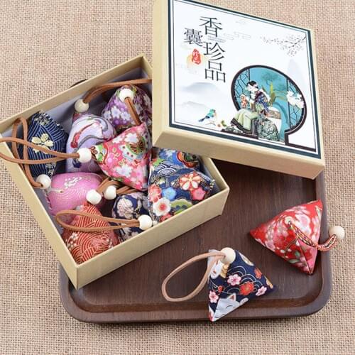 Handmade Rice Dumpling Fragrance Wormwood Sachet Mosquito Repellent For Home Living Room Car Pendant Air Fragrance Sachets