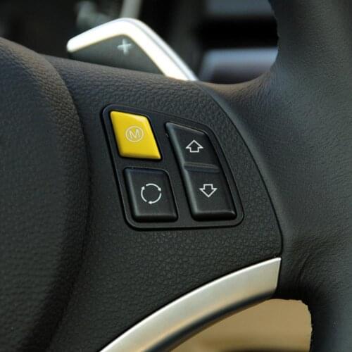 Auto Sport Steering Wheel ABS M Mode Switch Button Cover Trim for BMW 3 Series E90 E 91 E92 E93 M3 2007-2013 Models Accessories