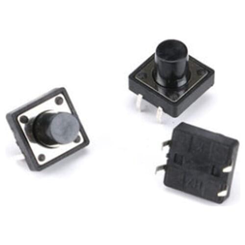 Free Shipping 500PCS 6x6x4.3MM 6x6x4.3 SMD touch switch patch 4 feet micro switch/button switches Best quality