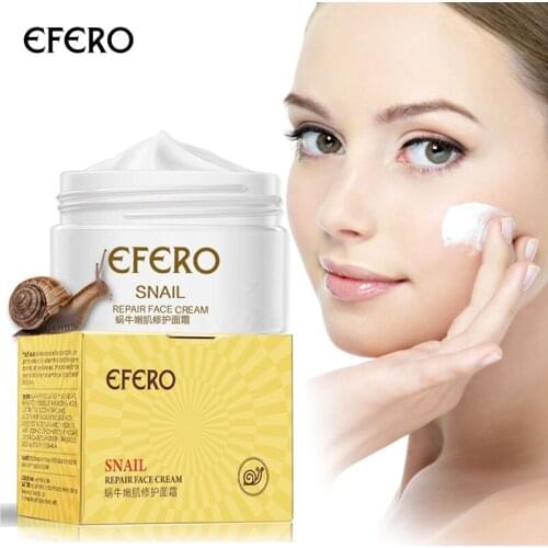 EFERO Snail Repair Whitening Facial Cream Day Cream Anti Wrinkle Anti Aging Acne Treatment Moisturizing Firming Skin Care 30g
