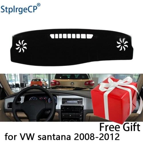 For Volkswagen santana 2008-2012 dashboard mat Protective pad Shade Cushion Pad interior sticker car styling accessories