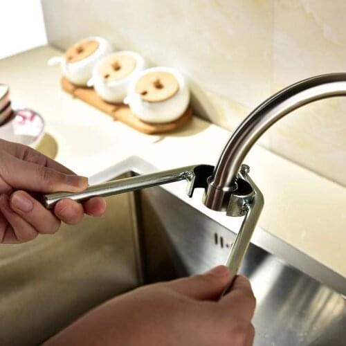 Kitchen Wrench Water Tap Use Stopcock Disassembly Maintenance Tools Fixing Kitchen Water Pipes fixing