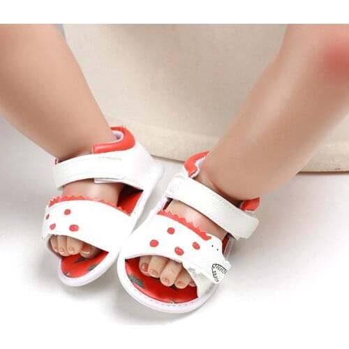 Summer Baby Boys Girls Cartoon Animal Soft Bottom Toddler Sandals First Walkers