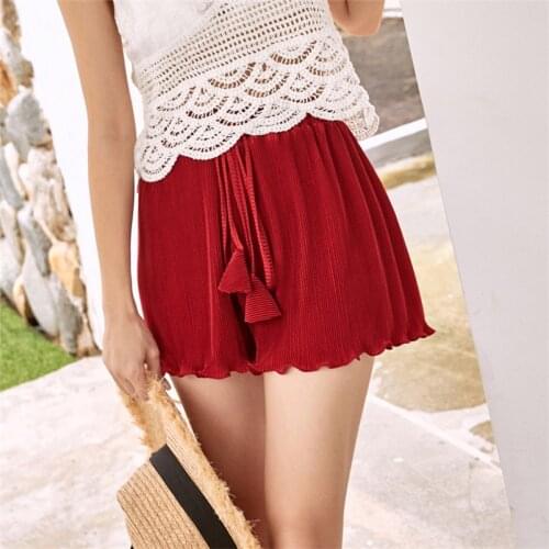 High Quality 2021 New Fashion Women Streetwear Shorts Korean Style Fashion All-Match Soft Shorts Candy Color Trousers Plus Size