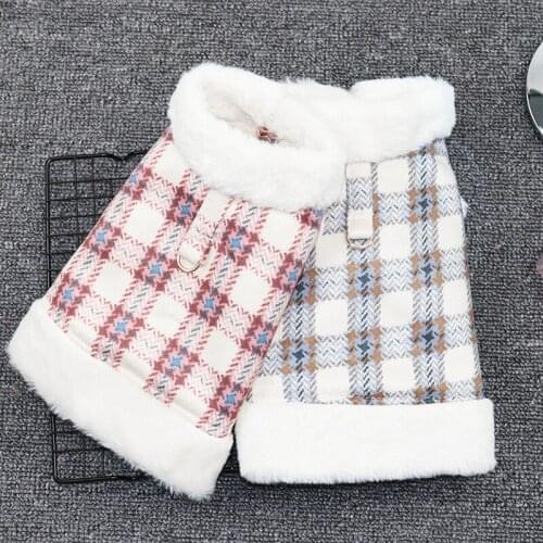 Dog Autumn and Winter New Clothes Thickened Warm Vest Coat Suitable for Teddy, Corgi cats, Keep Warm in Winter