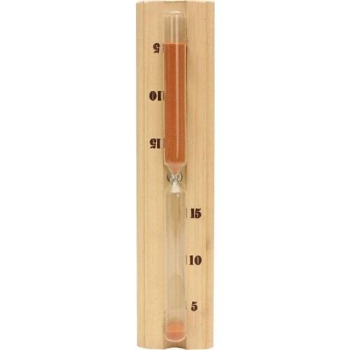Hot Wooden Timing Hourglass Sauna and Swimming Pool Equipment Dry Steam Sauna Accessories Sauna Accessories Hourglass Timer 15 M