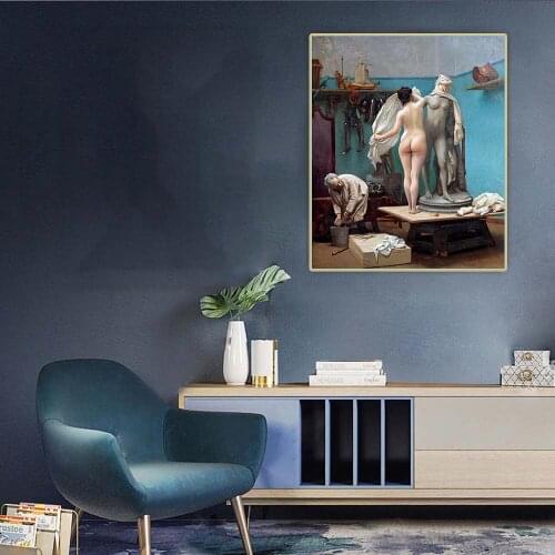 The final session by Jean Leon Gerome Canvas Oil Decorative Painting Aesthetic Picture Wall Decor Home Living Room Decoration
