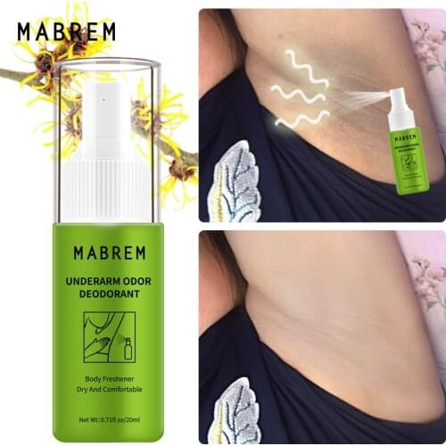 MABREM Body Odor Sweat Deodor Perfume Spray For Man and Woman Removes Armpit Odor and Sweaty Lasting Aroma Skin Care Spray 20ml