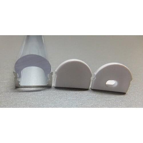 0-300cm Heavy Duty Clear Lens Aluminum LED Mounting Strip Light Profile with End Caps, Free Shipping