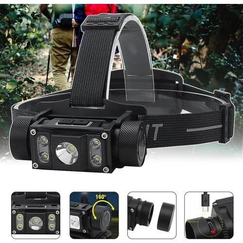 Asafee B50 1200LM LED Head Flashlight L2 LED Headlamp 21700 Water proof Camping Fishing Led Head Lamp