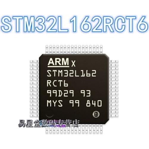 1PCS-5PCS 100% brand new original authentic STM32L162RCT6 QFP-64 32L162RCT6 QFP64 32-bit microcontroller chip 32MHz/256KB