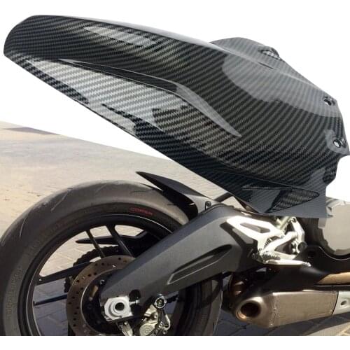 For Ducati 899 1199 959 1299 2012 2013 2014 Carbon Color (ABS Plastic) Motorcycle Rear Fender Splash Mud Dust Guard Mudguard