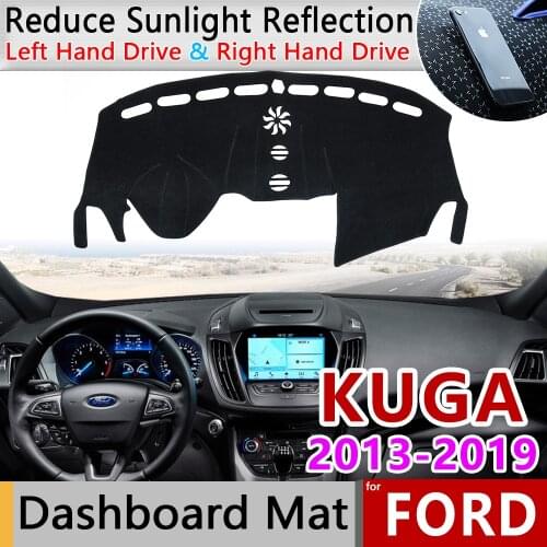 For Ford KUGA 2013 2014 2015 2016 2017 2018 2019 Mk2 Escape Anti-Slip Mat Dashboard Cover Pad Sunshade Dashmat Car Accessories