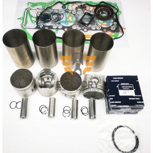 For MITSUBISHI 4M40T 4M40-T overhaul rebuild kit oil water pump valve gasket piston liner