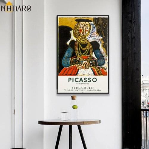 Canvas Art Print Painting Poster, Artist Picasso Modern Decoration, Wall Art Wall Pictures For Living Room, Home Decor Cuadros