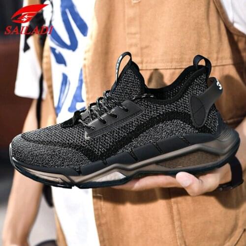 Sailadi Running Shoes Men Night glow Comfortable Breathable Casual Sports Shoes Outdoor Fitness Training Walking Sneakers SA119