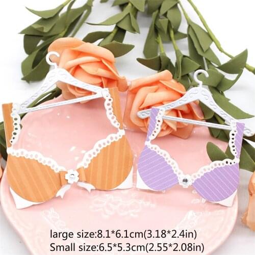 KSCRAFT Elegant Bra Metal Cutting Dies Stencils for DIY Scrapbooking Decorative Embossing DIY Paper Cards