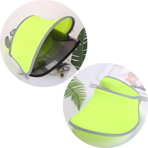 Summer Men Women Biking Outdoor Travel Sunscreen Sunshade Beach Cap With Big Eaves Empty Top Adjustable UV-Proof Sun Hat A80