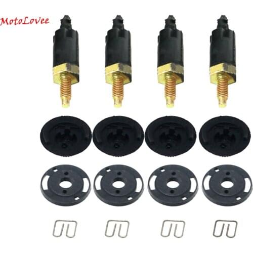 Motolovee 4pcs Universal Fasten Auto Engine fender Baffle Screws Set Bolt Z26