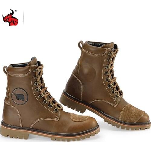 NEW Motorcycle Boots Men Racing Motocross Riding Boots Wear-resistant Motorcycle Shoes Off-Road Motorbike Boots Moto Botas