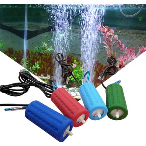 New Mini Portable 5V 1A Usb Powered Outdoor Fishing Oxygen Air Pump Aquarium Tank Fish Air Pump Aquatic Terrarium Accessories