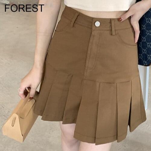 Женские плиссированные юбки PYGH China At AliExpress